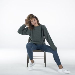 Heathered Green Woolly